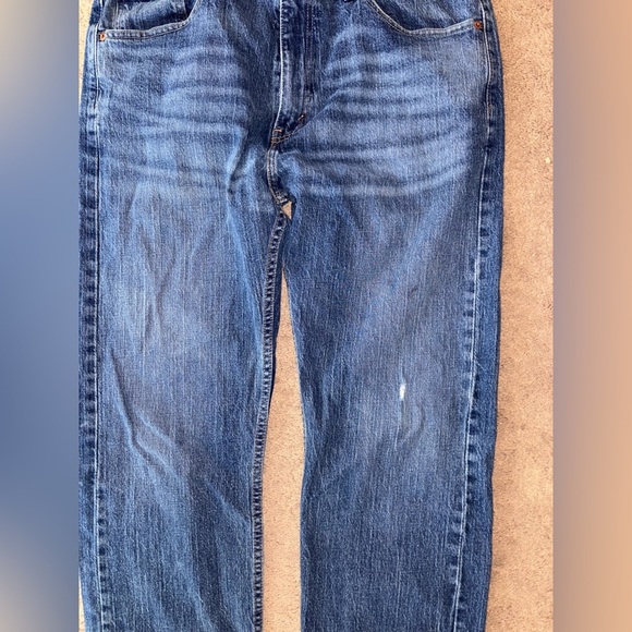 Levi's Blue Straight Jeans Classic Style - Picture 3 of 5